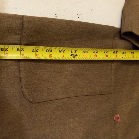 DOLCI Mondo Fine Wool Blazer Jacket Double Breast 1-Button Sand/Stone Brown L/44 - Picture 10 of 11